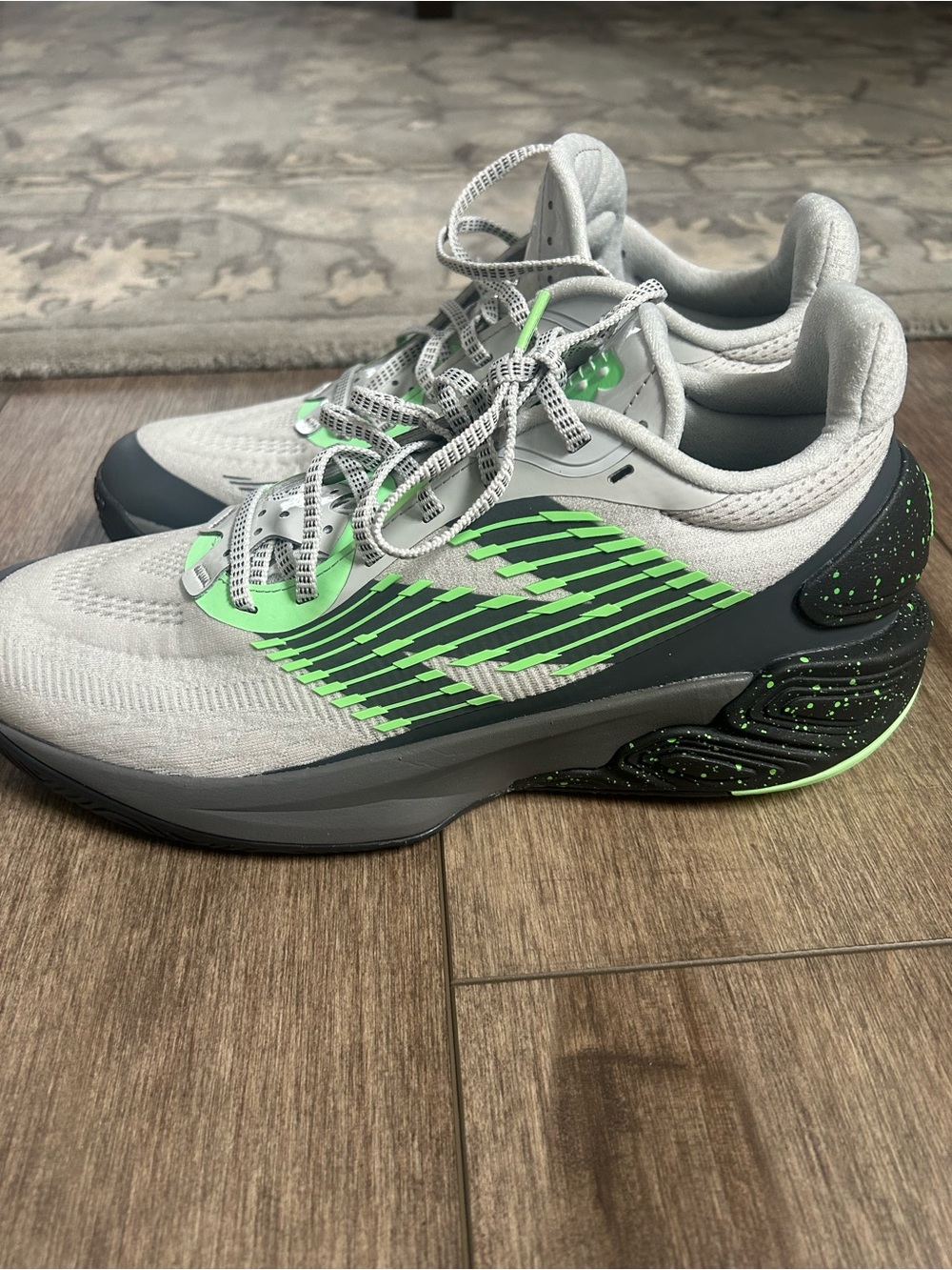 Brand New! New Balance Gray with Mint Green Two WYX5 BB2WYPF5 Men Shoes Sz 11